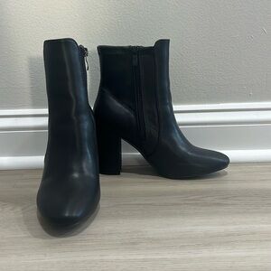 Black ankle boots